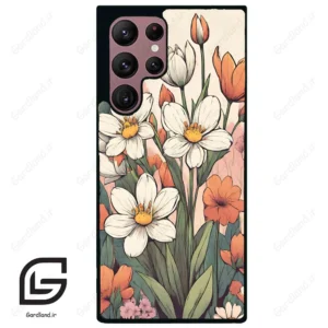 قاب گوشی سامسونگ اس 22 اولترا (Galaxy S22 Ultra ) طرح گل کد 2475