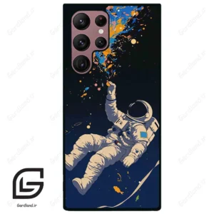 قاب گوشی سامسونگ اس 22 اولترا (Galaxy S22 Ultra ) طرح فضانورد کد 2484
