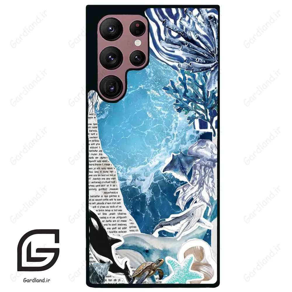 قاب گوشی سامسونگ اس 22 اولترا (Galaxy S22 Ultra ) طرح دریا کد 2516