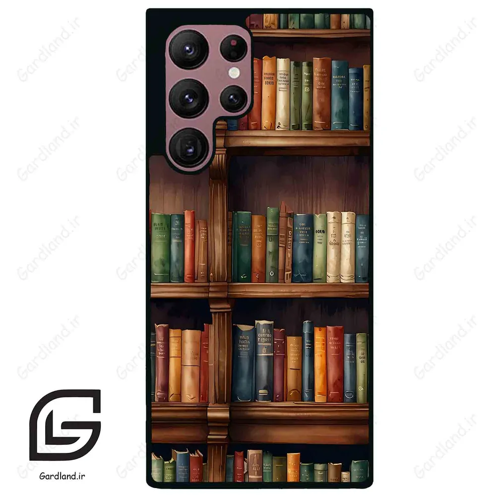 قاب گوشی سامسونگ اس 22 اولترا (Galaxy S22 Ultra ) طرح کتابخانه کد 2527