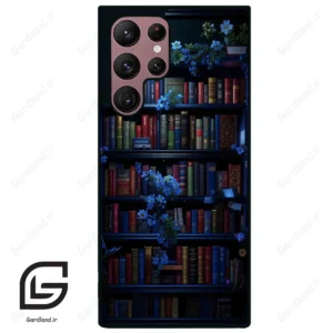 قاب گوشی سامسونگ اس 22 اولترا (Galaxy S22 Ultra ) طرح کتابخانه کد 2528