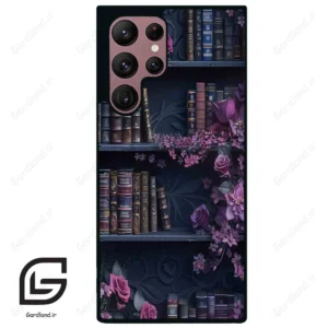 قاب گوشی سامسونگ اس 22 اولترا (Galaxy S22 Ultra ) طرح کتابخانه کد 2529