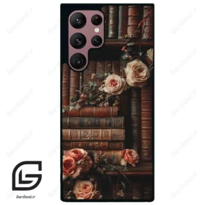 قاب گوشی سامسونگ اس 22 اولترا (Galaxy S22 Ultra ) طرح کتابخانه کد 2531