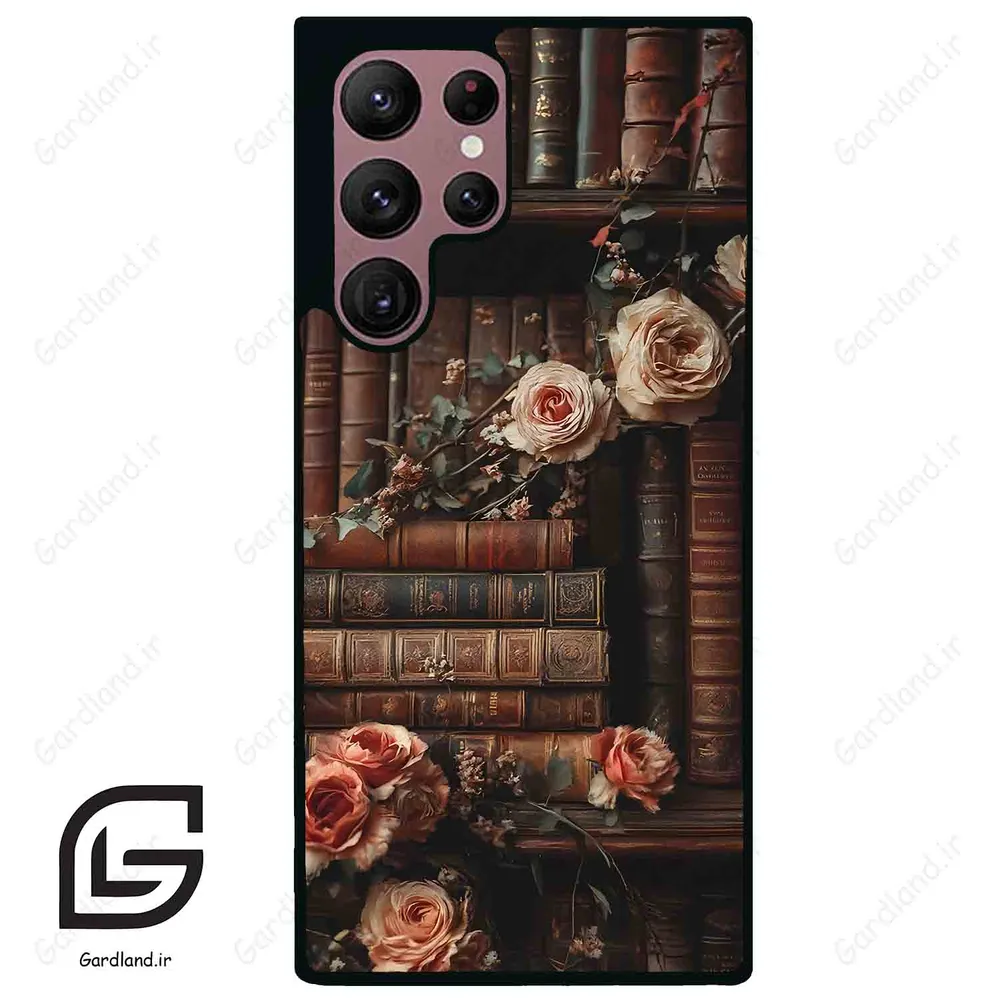 قاب گوشی سامسونگ اس 22 اولترا (Galaxy S22 Ultra ) طرح کتابخانه کد 2531