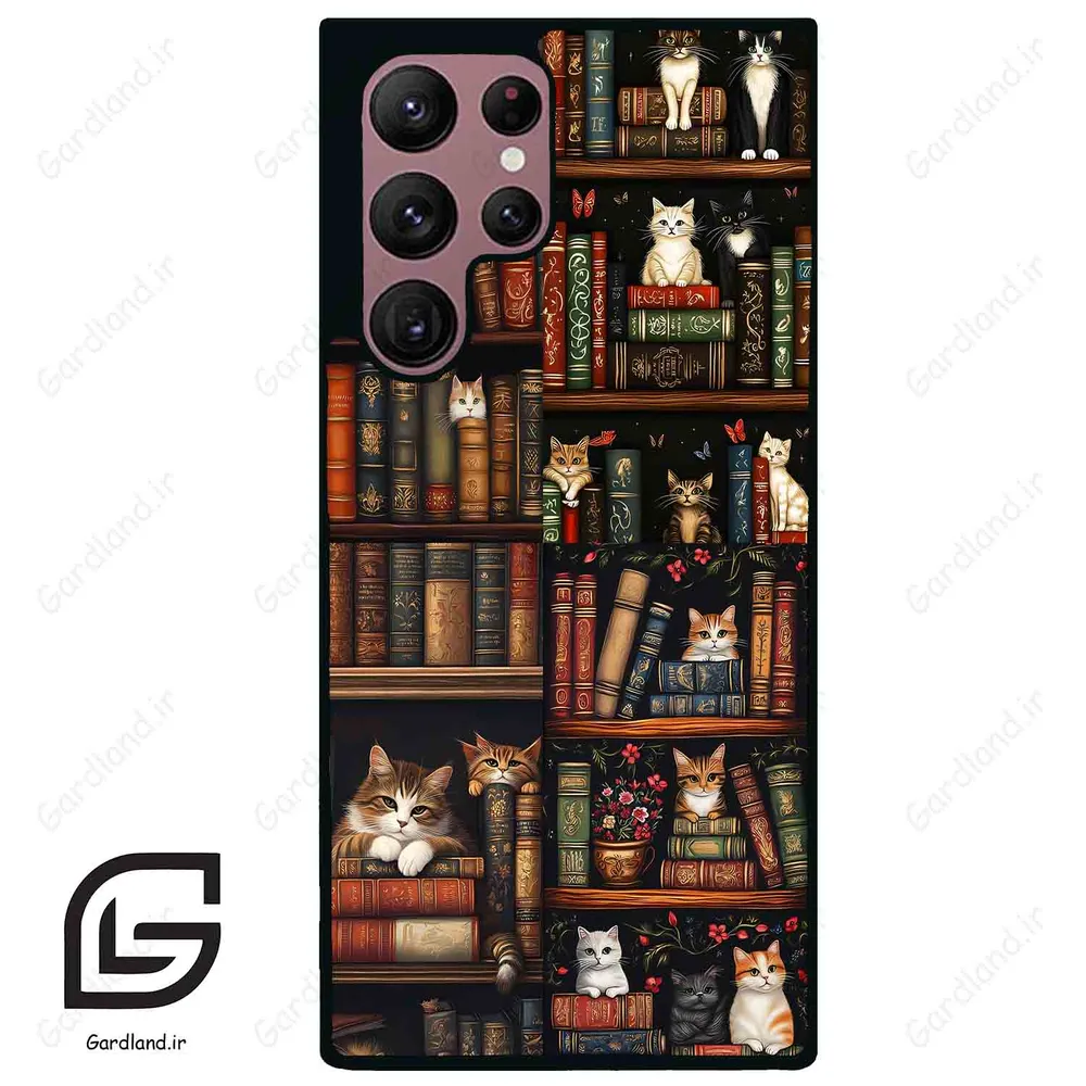 قاب گوشی سامسونگ اس 22 اولترا (Galaxy S22 Ultra ) طرح کتابخانه کد 2532