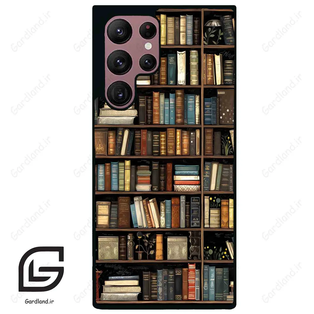 قاب گوشی سامسونگ اس 22 اولترا (Galaxy S22 Ultra ) طرح کتابخانه کد 2533
