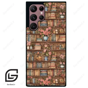 قاب گوشی سامسونگ اس 22 اولترا (Galaxy S22 Ultra ) طرح کتابخانه کد 2535