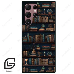 قاب گوشی سامسونگ اس 22 اولترا (Galaxy S22 Ultra ) طرح کتابخانه کد 2536