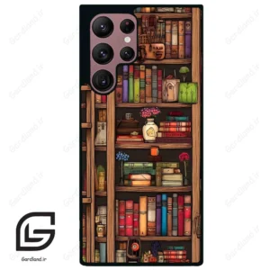 قاب گوشی سامسونگ اس 22 اولترا (Galaxy S22 Ultra ) طرح کتابخانه کد 2537