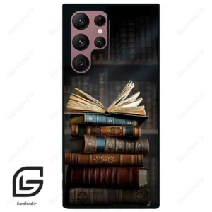 قاب گوشی سامسونگ اس 22 اولترا (Galaxy S22 Ultra ) طرح کتابخانه کد 2539