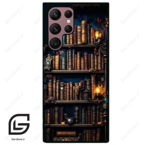 قاب گوشی سامسونگ اس 22 اولترا (Galaxy S22 Ultra ) طرح کتابخانه کد 2541