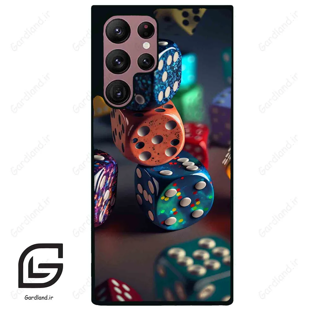 قاب گوشی سامسونگ اس 22 اولترا (Galaxy S22 Ultra ) طرح تاس کد 2556