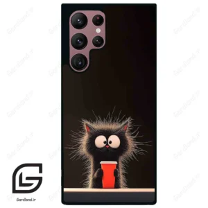 قاب گوشی سامسونگ اس 22 اولترا (Galaxy S22 Ultra ) طرح گربه کد 2580