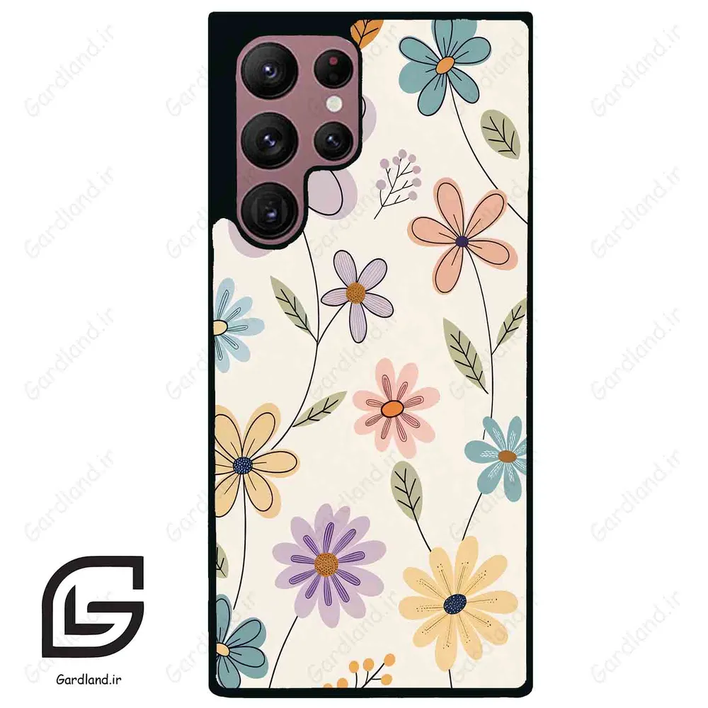 قاب گوشی سامسونگ اس 22 اولترا (Galaxy S22 Ultra ) طرح گل کد 2587
