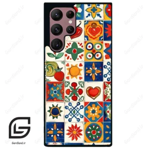 قاب گوشی سامسونگ اس 22 اولترا (Galaxy S22 Ultra ) طرح کاشی کد 2594