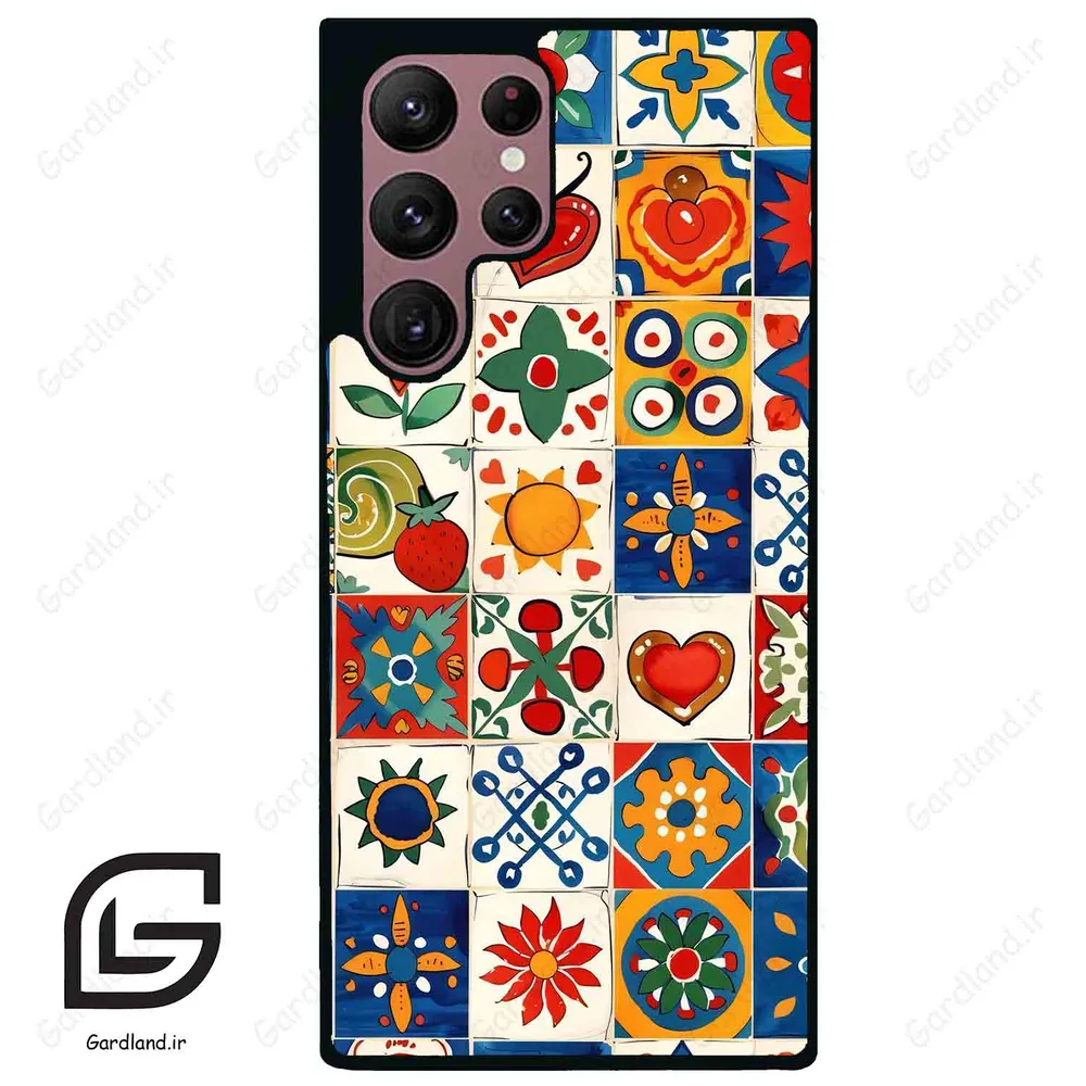 قاب گوشی سامسونگ اس 22 اولترا (Galaxy S22 Ultra ) طرح کاشی کد 2594