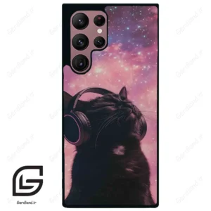 قاب گوشی سامسونگ اس 22 اولترا (Galaxy S22 Ultra ) طرح گربه کد 2641