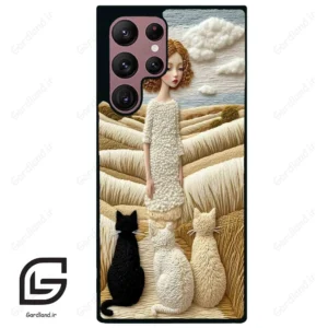 قاب گوشی سامسونگ اس 22 اولترا (Galaxy S22 Ultra ) طرح دخترانه کد 2679