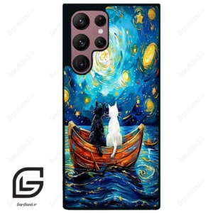 قاب گوشی سامسونگ اس 22 اولترا (Galaxy S22 Ultra ) طرح گربه کد 2727