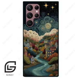 قاب گوشی سامسونگ اس 22 اولترا (Galaxy S22 Ultra ) طرح دهکده کد 2736