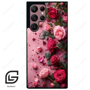 قاب گوشی سامسونگ اس 22 اولترا (Galaxy S22 Ultra ) طرح رز کد 2744