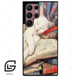 قاب گوشی سامسونگ اس 22 اولترا (Galaxy S22 Ultra ) طرح گربه کد 2758