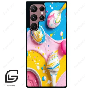 قاب گوشی سامسونگ اس 22 اولترا (Galaxy S22 Ultra ) طرح رنگارنگ کد 2793