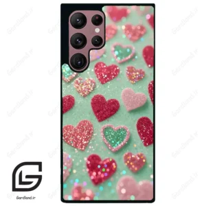 قاب گوشی سامسونگ اس 22 اولترا (Galaxy S22 Ultra ) طرح قلب کد 2812