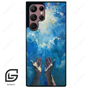 قاب گوشی سامسونگ اس 22 اولترا (Galaxy S22 Ultra ) طرح دعا کد 2930