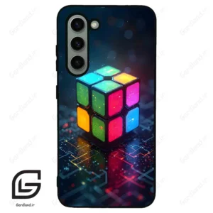 قاب گوشی سامسونگ اس 23 نرمال (Galaxy S23 5G ) طرح مکعب کد 2222
