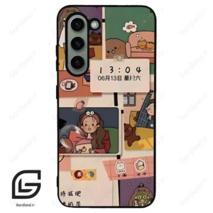 قاب گوشی سامسونگ اس 23 نرمال (Galaxy S23 5G ) طرح دخترانه کد 2254