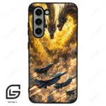 قاب گوشی سامسونگ اس 23 نرمال (Galaxy S23 5G ) طرح گودزیلا کد 2377