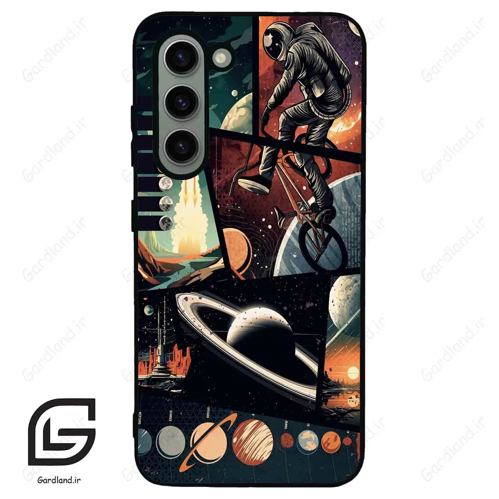قاب گوشی سامسونگ اس 23 نرمال (Galaxy S23 5G ) طرح فضانورد کد 2415