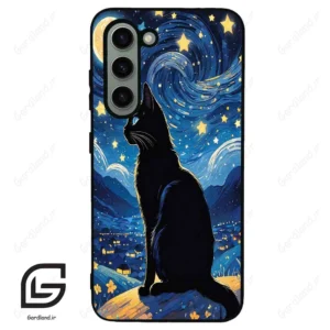 قاب گوشی سامسونگ اس 23 نرمال (Galaxy S23 5G ) طرح گربه کد 2438