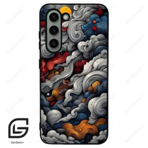 قاب گوشی سامسونگ اس 23 نرمال (Galaxy S23 5G ) طرح ابرنگی کد 2448