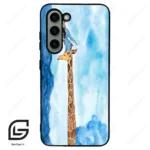 قاب گوشی سامسونگ اس 23 نرمال (Galaxy S23 5G ) طرح زرافه کد 2456