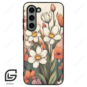 قاب گوشی سامسونگ اس 23 نرمال (Galaxy S23 5G ) طرح گل کد 2475