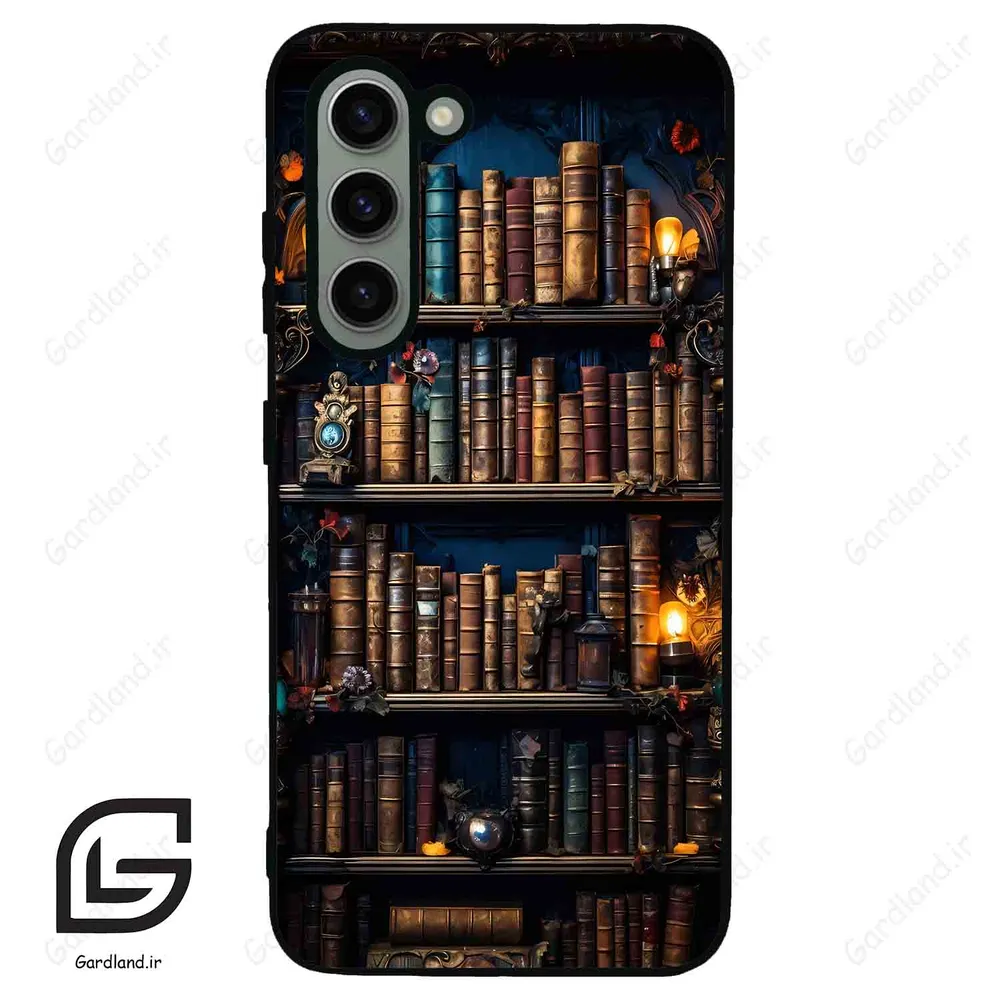 قاب گوشی سامسونگ اس 23 نرمال (Galaxy S23 5G ) طرح کتابخانه کد 2541