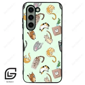 قاب گوشی سامسونگ اس 23 نرمال (Galaxy S23 5G ) طرح گربه کد 2622