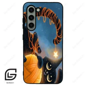 قاب گوشی سامسونگ اس 23 نرمال (Galaxy S23 5G ) طرح گربه کد 2654