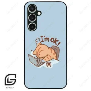 قاب گوشی سامسونگ اس 23 اف ای (Galaxy S23 FE ) طرح گربه کد 2297