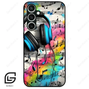 قاب گوشی سامسونگ اس 23 اف ای (Galaxy S23 FE ) طرح موسیقی کد 2482
