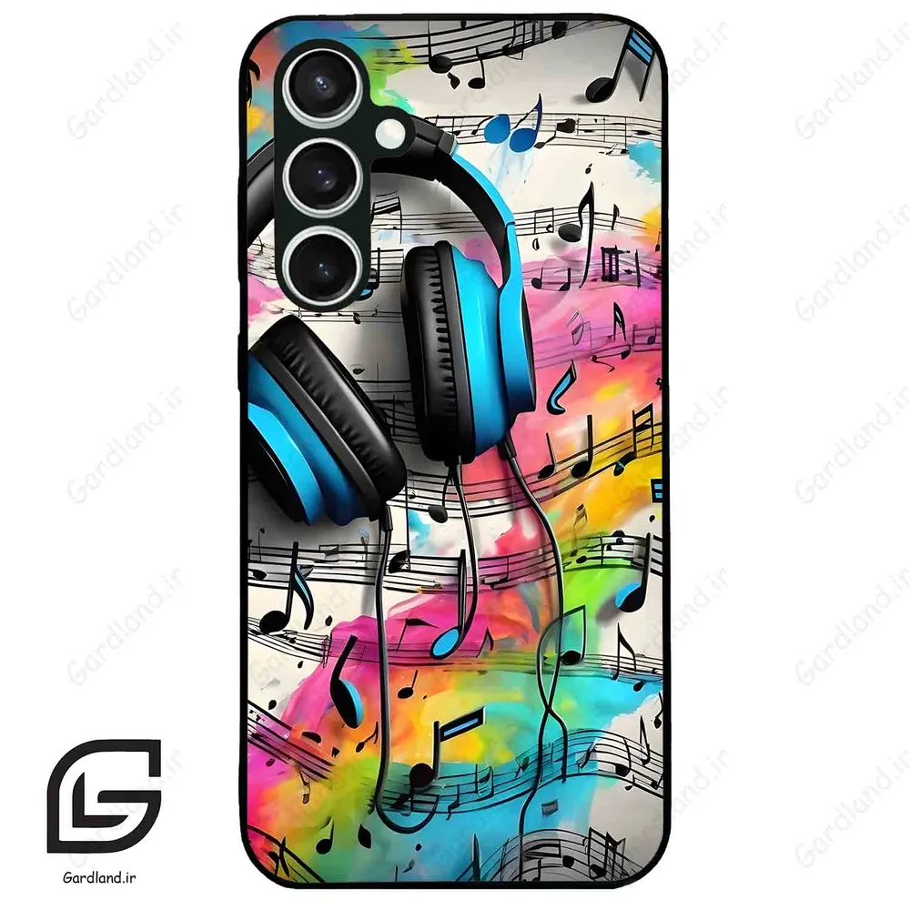 قاب گوشی سامسونگ اس 23 اف ای (Galaxy S23 FE ) طرح موسیقی کد 2482