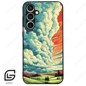 قاب گوشی سامسونگ اس 23 اف ای (Galaxy S23 FE ) طرح ابرنگی کد 2491