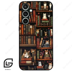 قاب گوشی سامسونگ اس 23 اف ای (Galaxy S23 FE ) طرح کتابخانه کد 2675