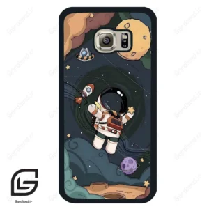قاب گوشی سامسونگ اس 6 (Galaxy S6 ) طرح فضانورد کد 2001