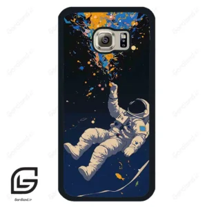 قاب گوشی سامسونگ اس 6 (Galaxy S6 ) طرح فضانورد کد 2003