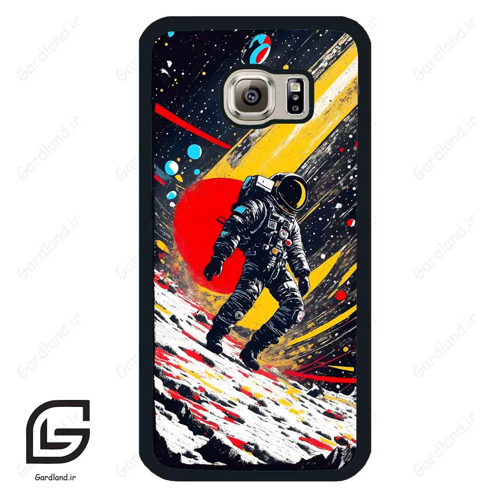 قاب گوشی سامسونگ اس 6 (Galaxy S6 ) طرح فضانورد کد 2005