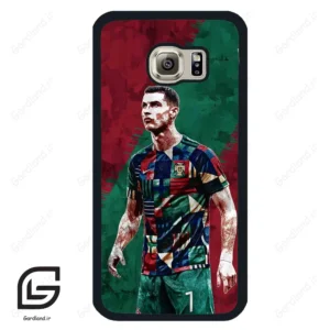 قاب گوشی سامسونگ اس 6 (Galaxy S6 ) طرح رونالدو کد 2008