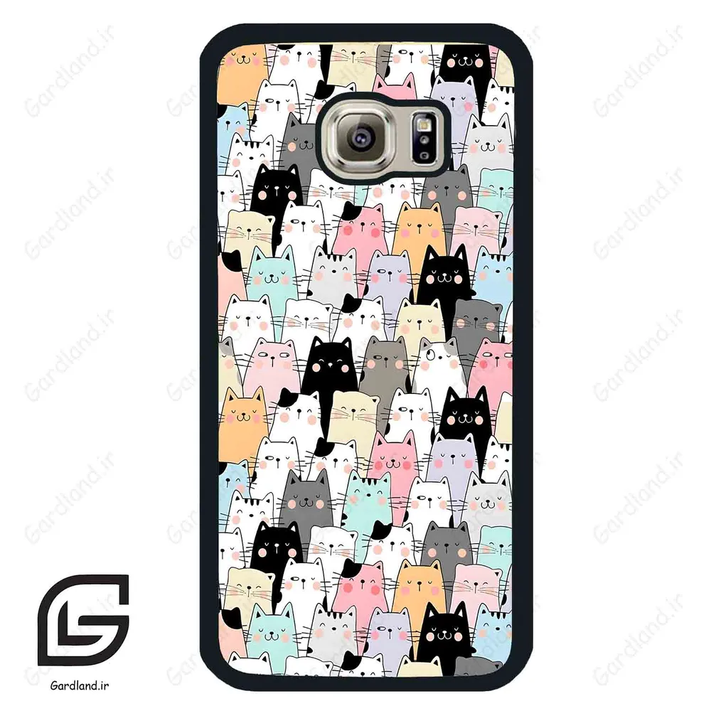 قاب گوشی سامسونگ اس 6 (Galaxy S6 ) طرح گربه کد 2019
